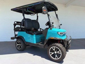 Teal TEKO TURBO Lithium Golf Cart